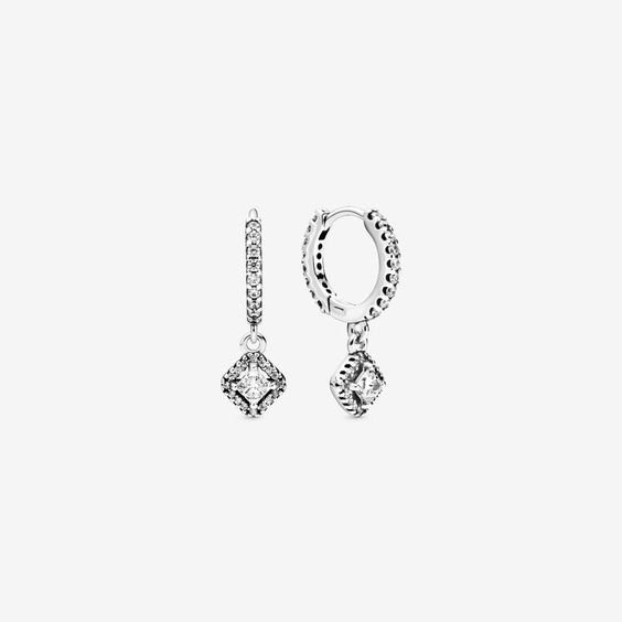 Square Sparkle Hoop
