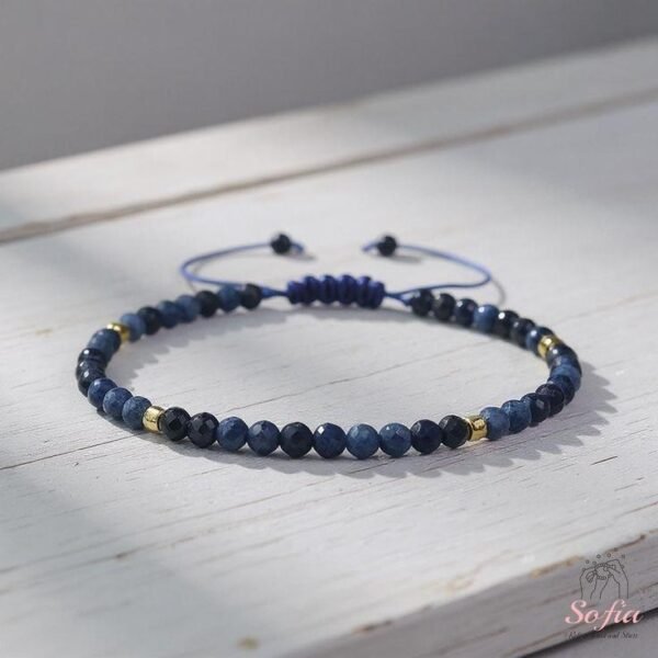 Heart tag bead bracelet