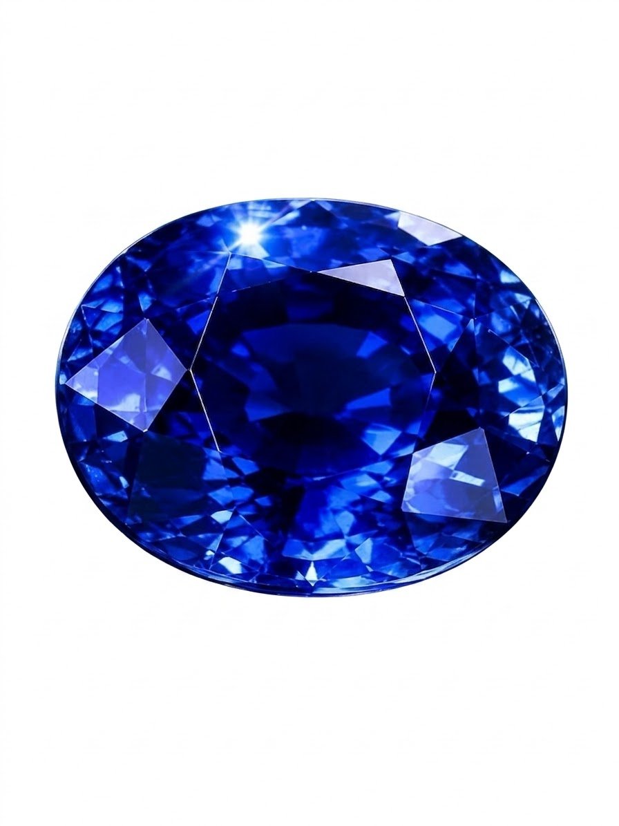 Royal blue Ceylon sapphire