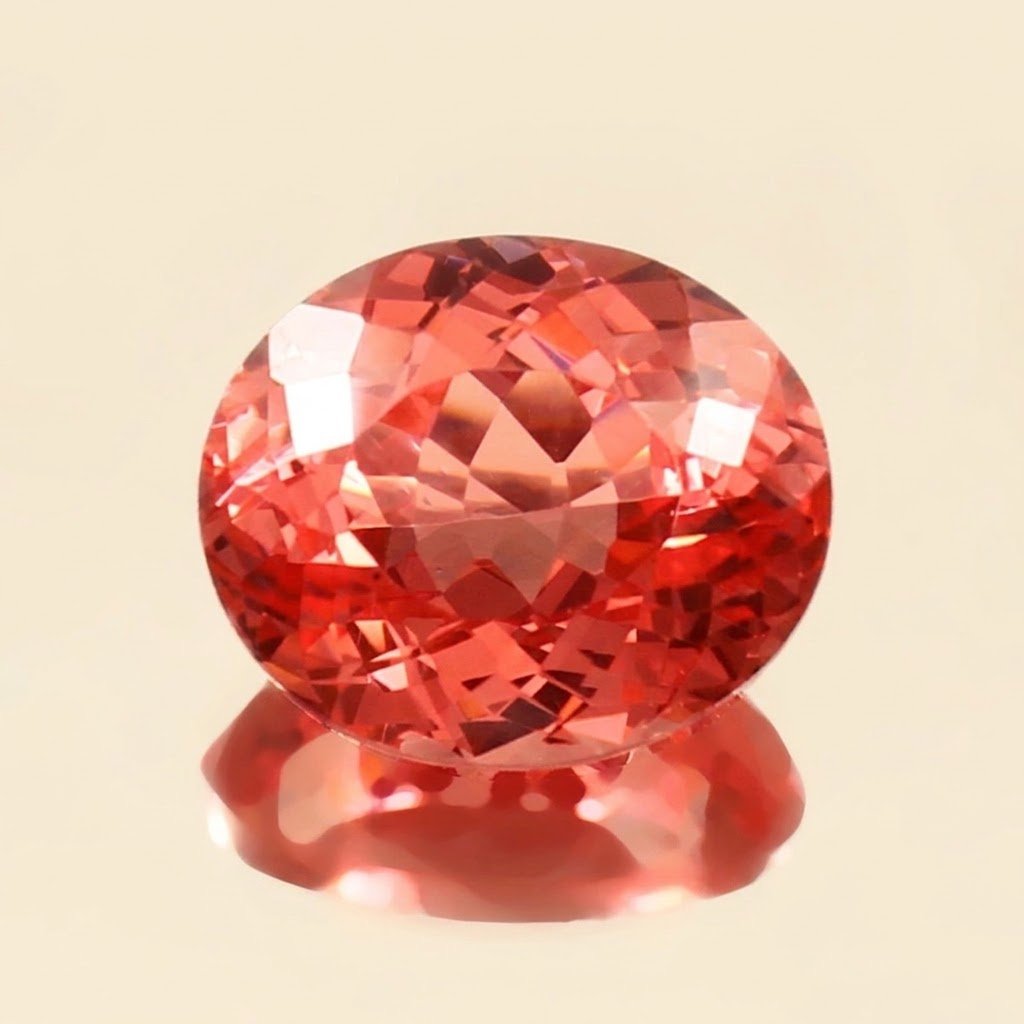 Sunset padparadscha Ceylon sapphire